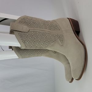 BCBGENERATION Bastille Perforated Suede Leather Women's Boots